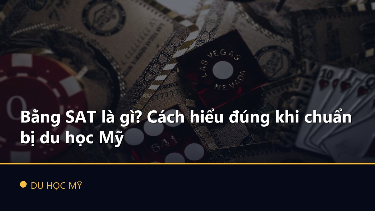 Bằng SAT là gì? Cách hiểu đúng khi chuẩn bị du học Mỹ