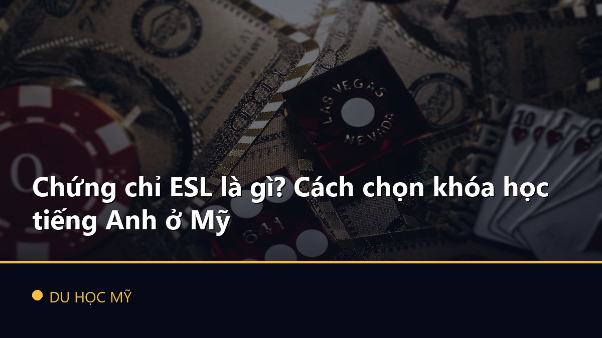 Chứng chỉ ESL là gì? Cách chọn khóa học tiếng Anh ở Mỹ