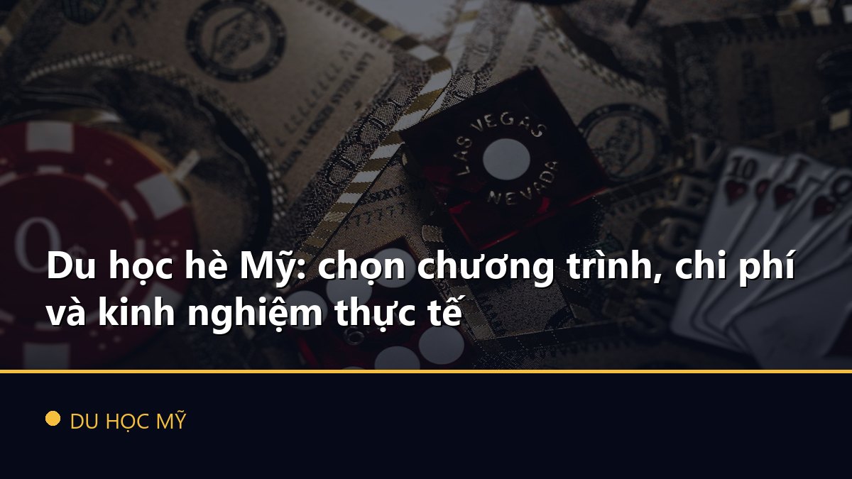Du học hè Mỹ: chọn chương trình, chi phí và kinh nghiệm thực tế