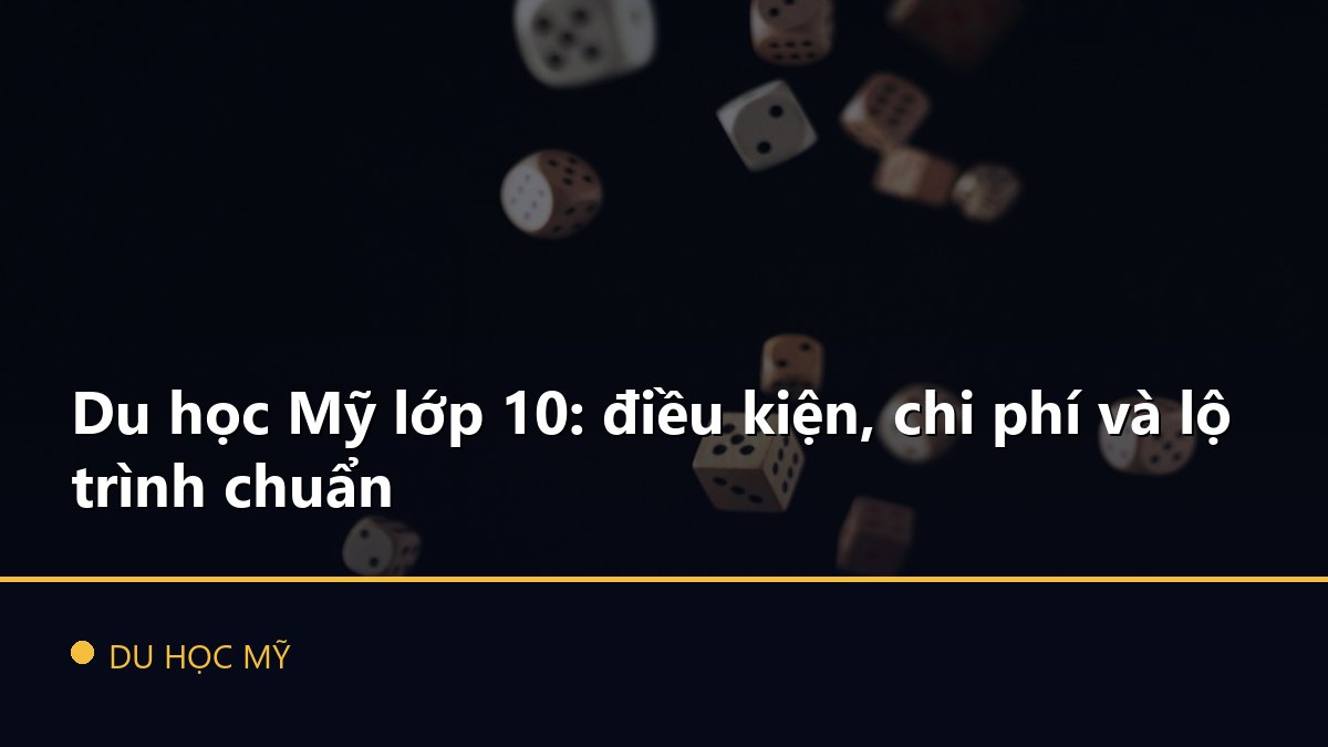 Du học Mỹ lớp 10: điều kiện, chi phí và lộ trình chuẩn