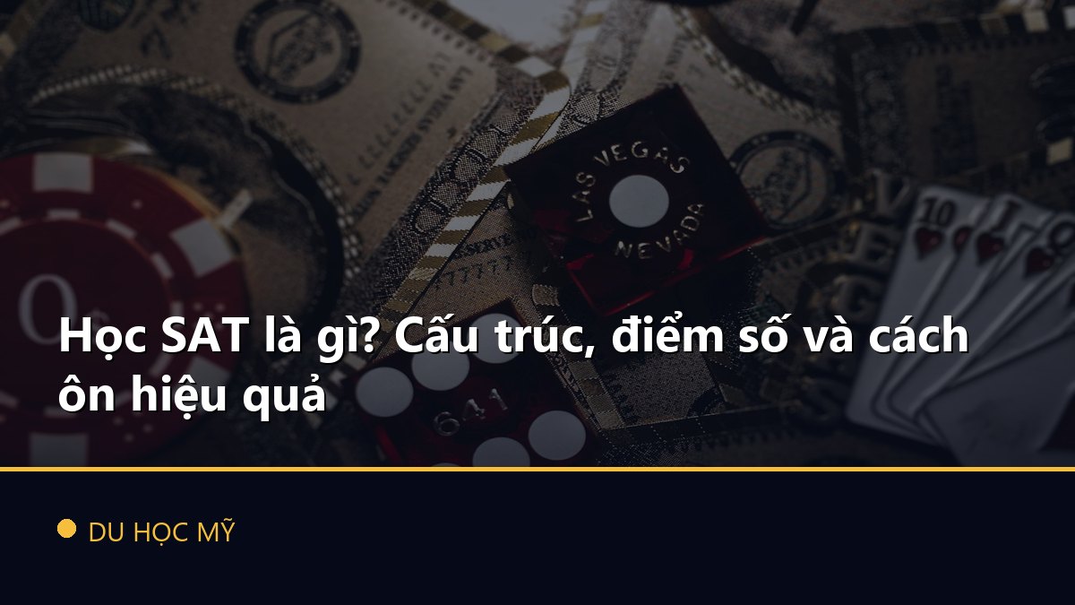 Học SAT là gì? Cấu trúc, điểm số và cách ôn hiệu quả