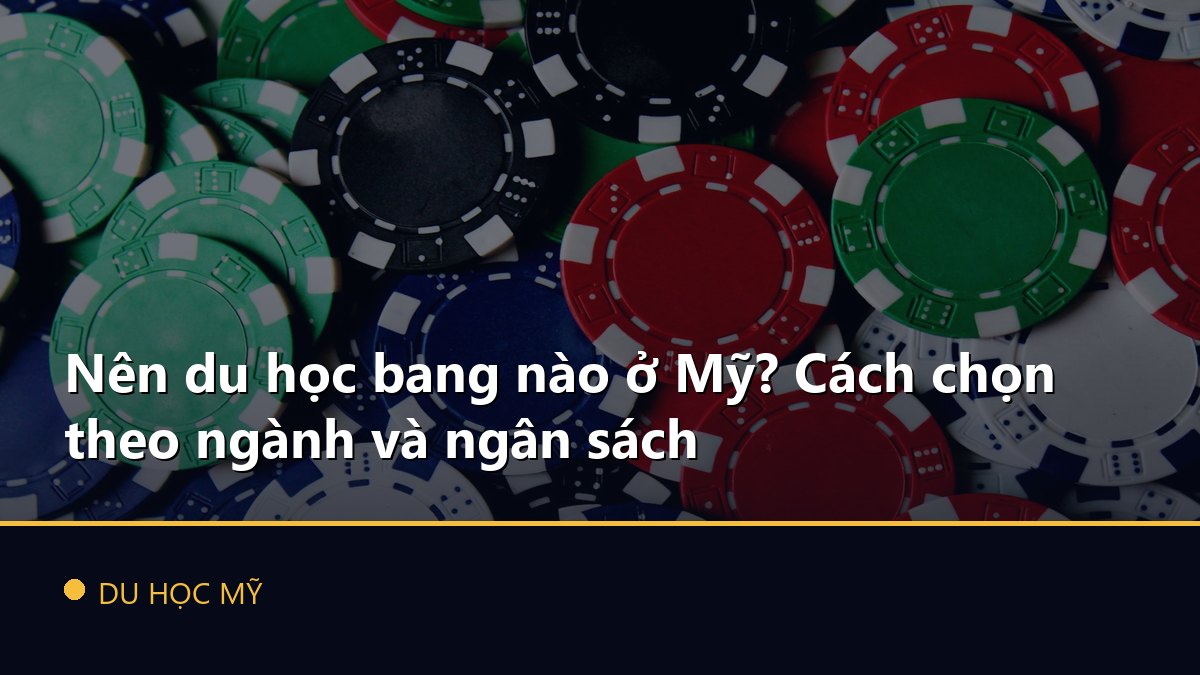 Nên du học bang nào ở Mỹ? Cách chọn theo ngành và ngân sách